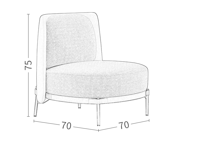 Мебель итальянского стула переговоров посетителя модели стула 3D софы домашняя
