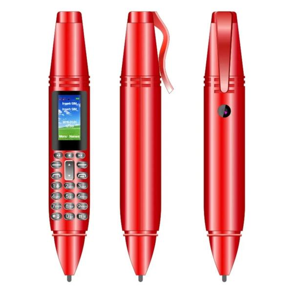 AK007 Mini Teléfono Móvil 2G Función Teléfono de 0,96 pulgadas OLED Display Radio FM inalámbrico estilo pluma