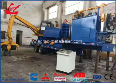 Portable Metal Scrap Baling Machine For Waste Car Bodies Automatic Feeding / Discharging