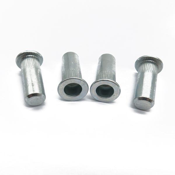 Flat Head Knurled Body Close End Rivet Nut Small Hole Diameter M4 M6 M8 M10