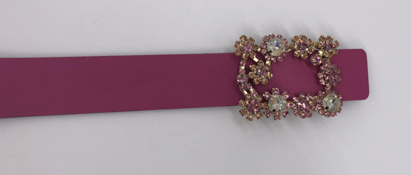 пояс страза дамы Талии ashion неподдельный кожаный с пряжкой диаманта