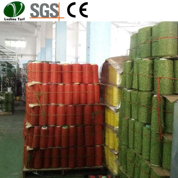 Synthetic Plastic Fake Putting Green Grass Yarn Anti Ultraviolet Fire Resistant