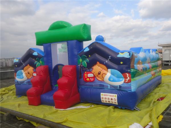Mini Inflatable Amusement Park / Inflatable Castle with Full Digital Printing