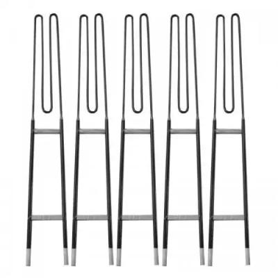 High Temp Silicon Molybdenum MoSi2 Heater 1800 Degree Silicon Molybdenum Rods