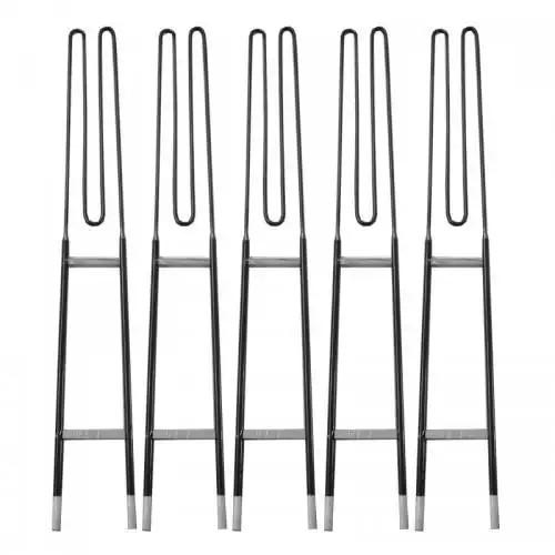 High Temp Silicon Molybdenum MoSi2 Heater 1800 Degree Silicon Molybdenum Rods