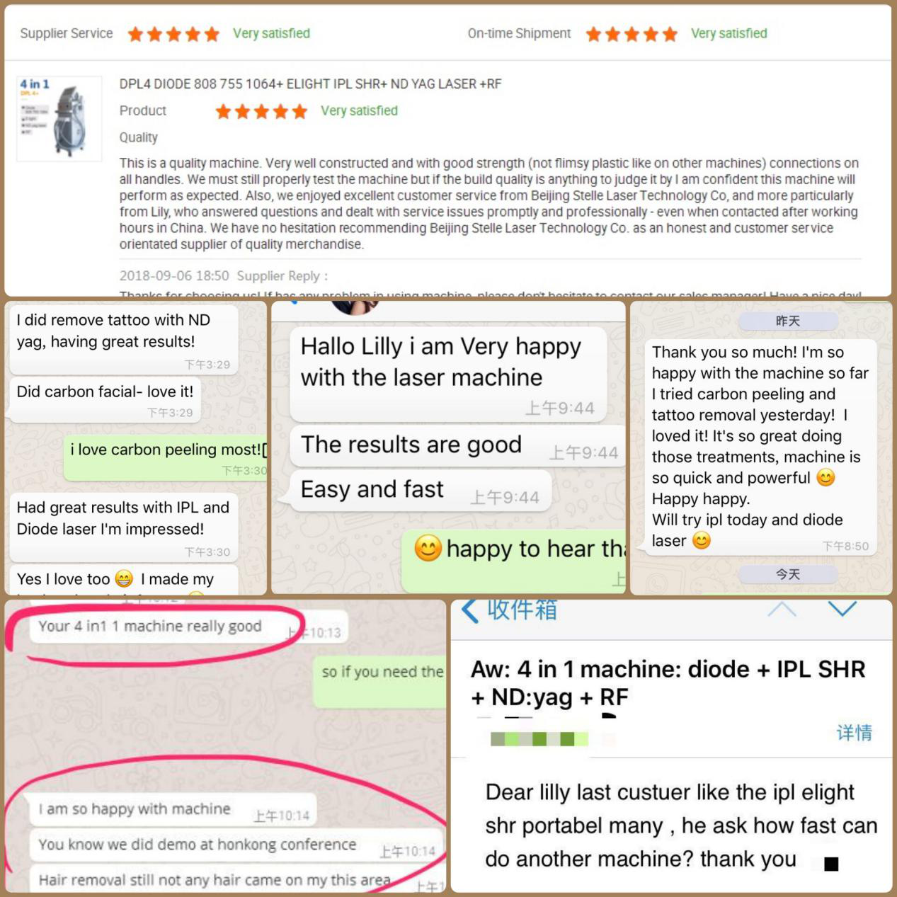 Sapphire Crystal Multi Function Laser 2 Handpiece For Beauty Salon Equipment