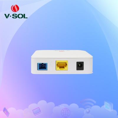 Do ABS duplo do modo ONU de V2801SD-1GPD soluções seguras plásticas do ponto de entrada ONU FTTx do reverso 1GE