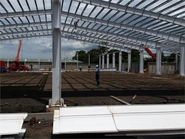 Q355B Q345B Q235B Prefabricated Steel Structure Supermarket