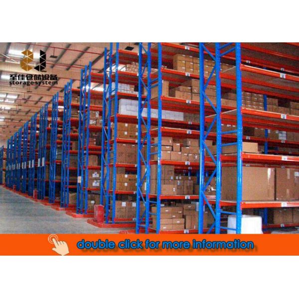 Estante de almacenamiento de acero laminado en frío de uso medio Estantes de paletas de almacén de varios niveles