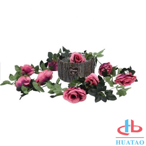 Decoration Handmade Silk Flowers Artificial Rose Wedding Real Touch
