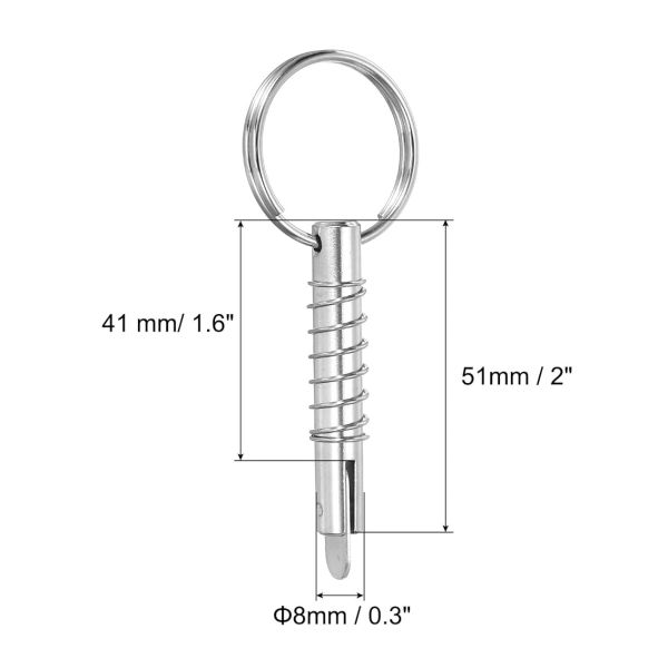 316 Stainless Steel Quick Release Ball Lock Pin for High Precision and Durable Applications