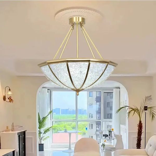 Customized Design Brass Crystal Chandelier with LED Light Source and 3-Year Warranty for Hotel Pendant Light