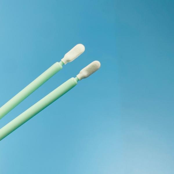Disposable Polyester Tipped Swabs 1mm Cloth Head 100pcs/Bag