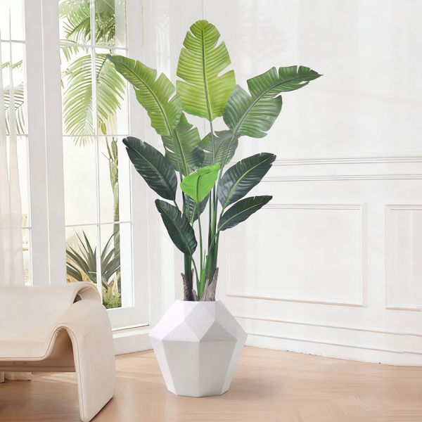 Bulk Buy Artificial Plants Realistic Traveler Palm Tree Indoor Plants Artificial Banana Palm for Home Living Room Decor