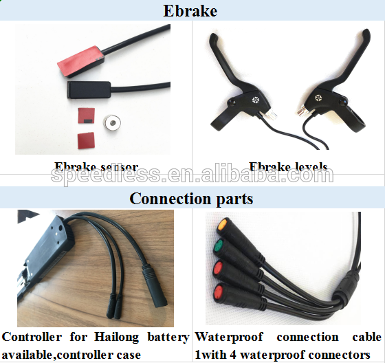 48V 1000w Ebike Conversion Kit , Fat Tire Ebike Kit With 3 Years Warranty