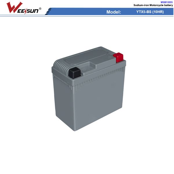 BMS Sodium 12v 5ah Motorcycle Battery High Discharge Rate Ytx5 Bs Battery