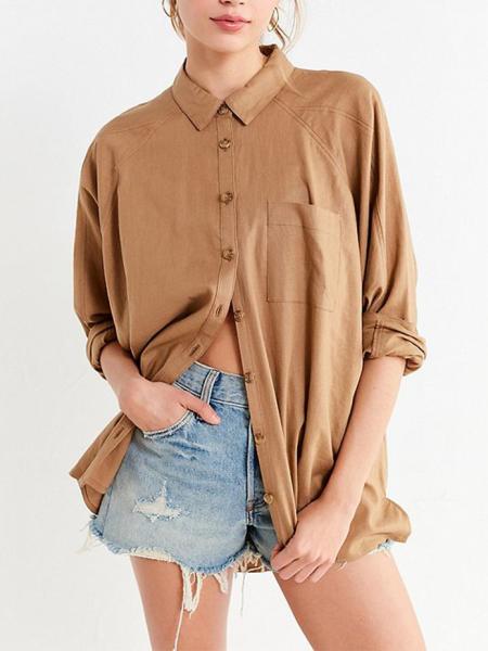 Chemise de tissu de la toile 2018 pour des femmes