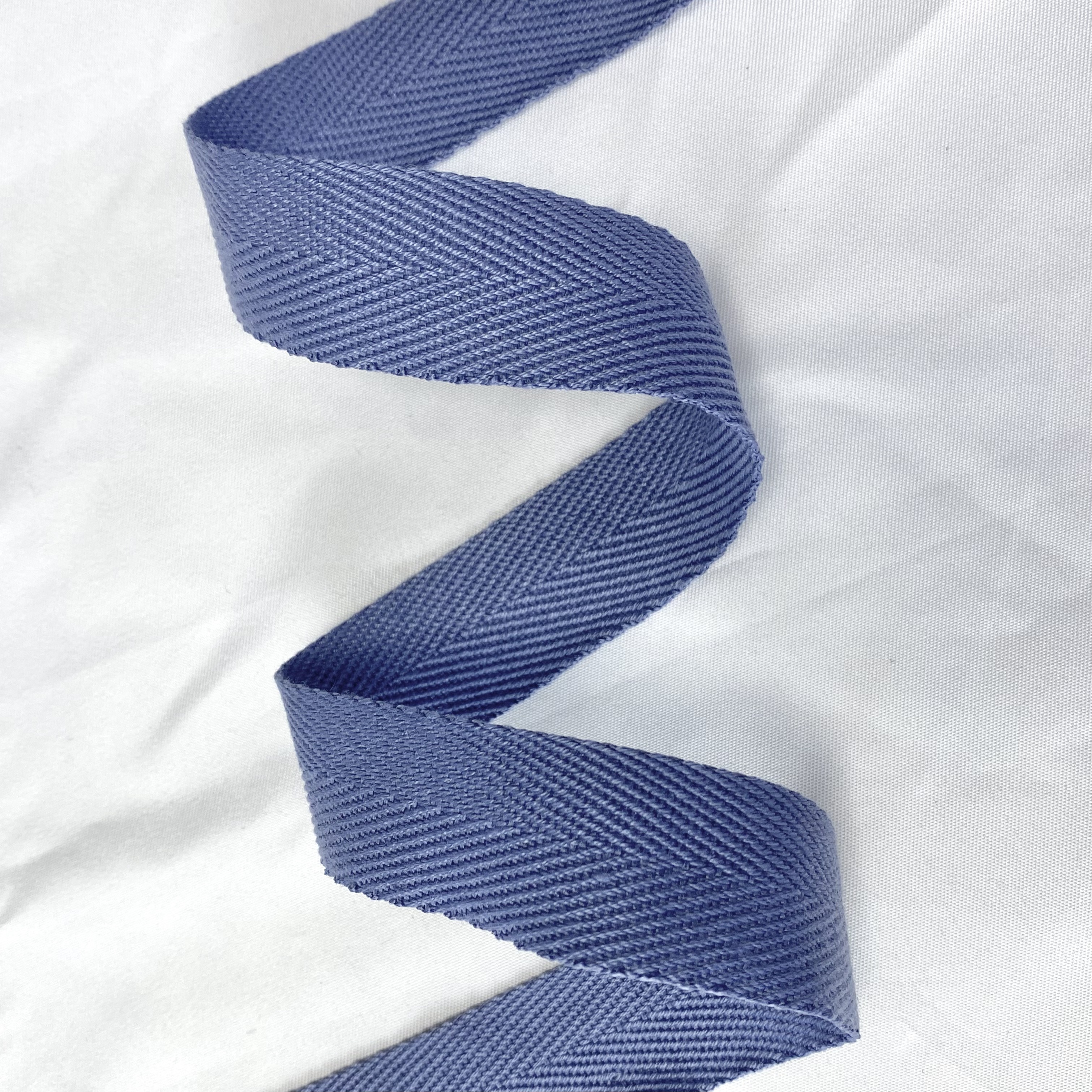 Herringbone polyester-cotton webbing Various colors Backpack strap Belt Handbag strap