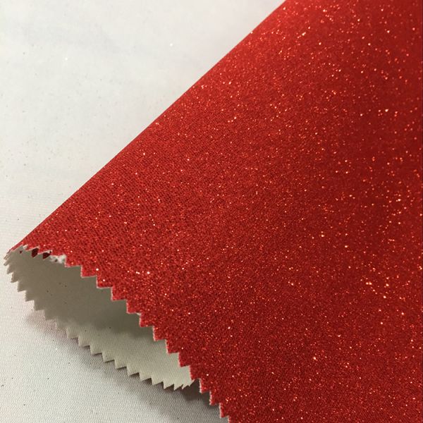 Good Price For New Products Glitter Leather Fabric