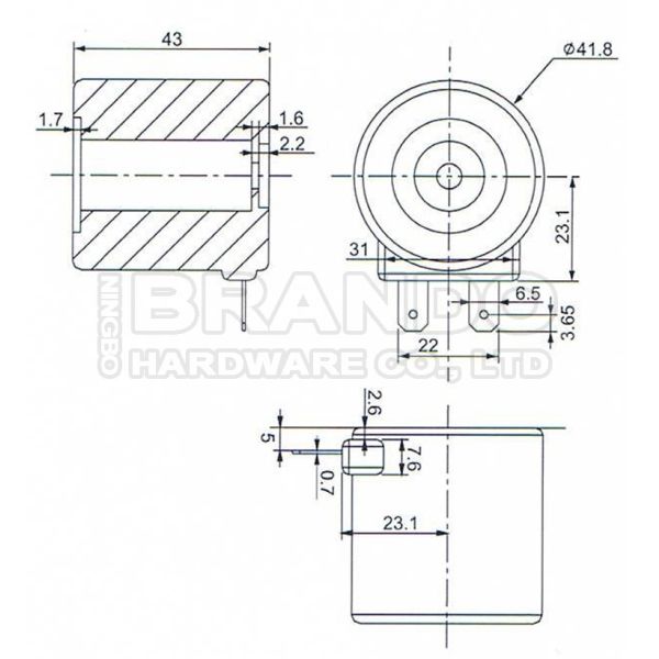 Solenoid Coil 12VDC 20W For CNG Sequential Reducer Regulator Repair Kit