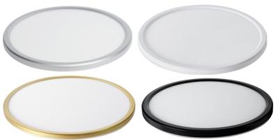 CE 24W Indoor LED Ceiling Lights PP 12 Inch Round 90 Minutes Lithium Battery