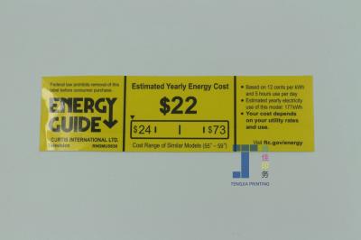 Rectangle Electrical Panel Label Stickers Battery Warning Sticker Waterproofing