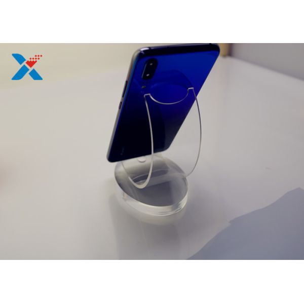 Commercial Acrylic Cell Phone Holder Rack , Clear Acrylic Cell Phone Stand