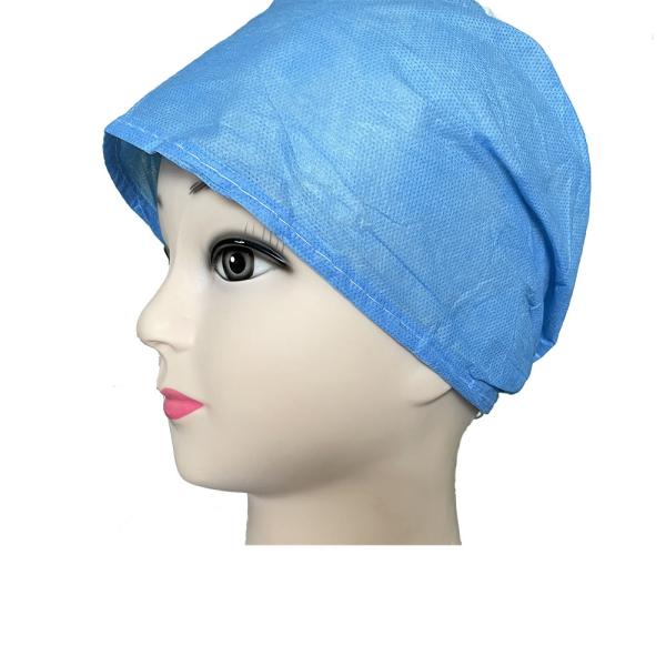 2 Pack Unisex Nurse Hat Surgical Doctor Cap Scrub Buckle Caps Medical