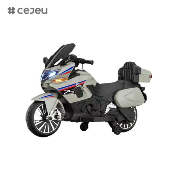 CJ-R125 Electric Motorcycles, 12V7/550*2,Early Childhood Education Music Modulation Bluetooth One click brake Wheel*2