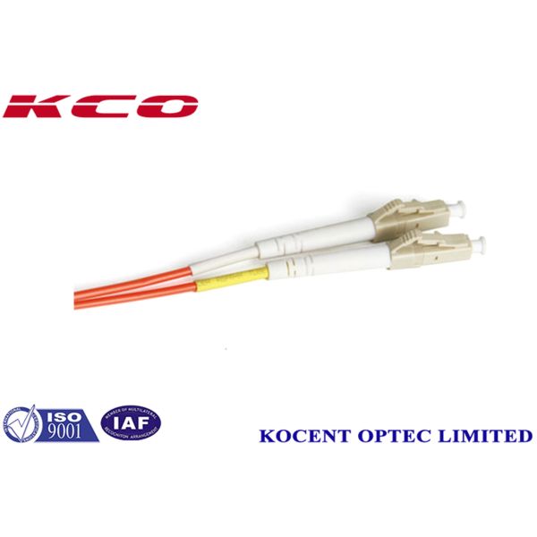 2.0m 2.0mm Multimode Fiber Optic Patch Cord with 62.5/125 Core for High Density Connectivity