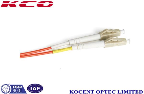 MM LC Fiber Optic Patch Cord , 2.0mm Fiber Optic Jumper 3.0m 4.0m Length