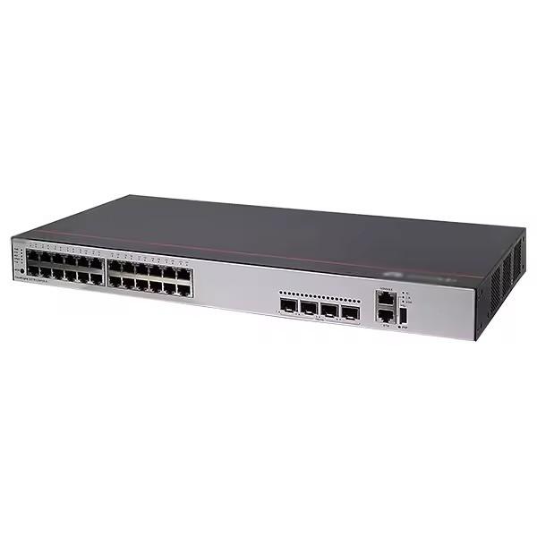 Comutador de rede S5735-L24P4X-A1 de 24 portas empilhável para expansão de rede