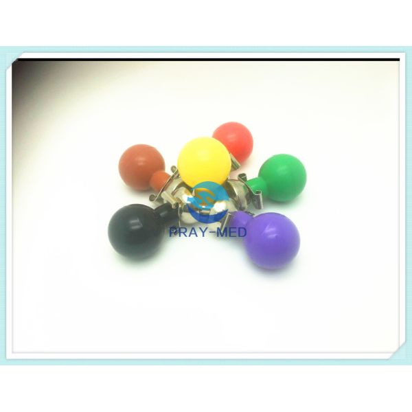 シリコーンの球根のEcgの箱の電極、大人の再使用可能なECGの吸引の電極