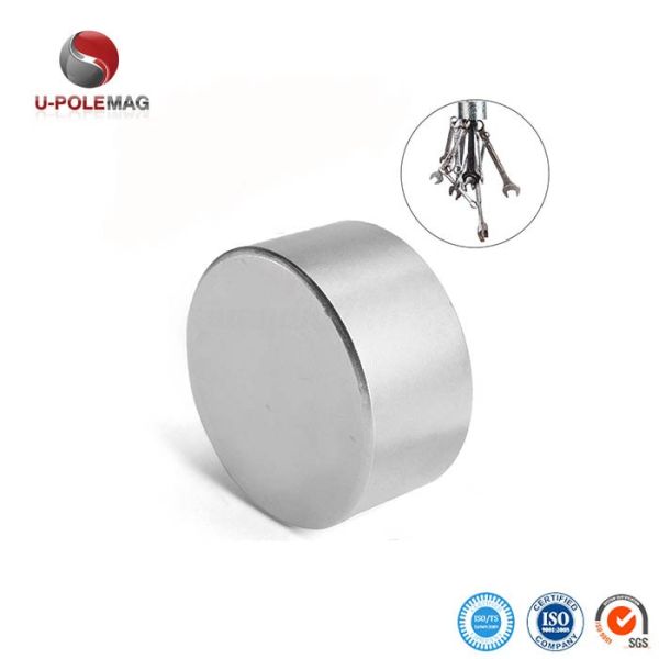 NiCuNi Coated D50x20 Strong Sintered Rare Earth 1 Tesla Permanent Magnet for Sensors