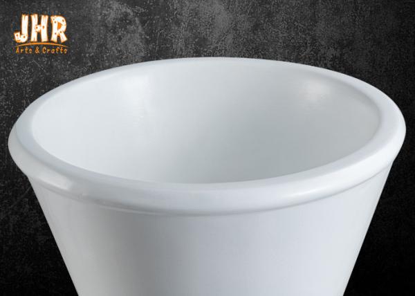 White Fiberglass Floor Vases Homewares Decorative Items Wedding Centerpiece Table Vases