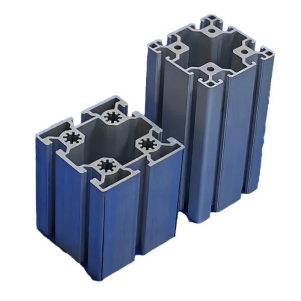Customized Industrial Aluminum Profile Powder Coating Finish Aluminum Extrusion Profiles