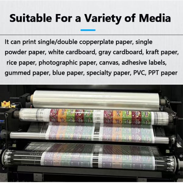 White Ink Underbase OPP Film Printer for Transparent Packaging Bags