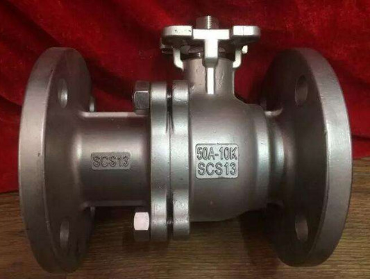 Durable JIS 10K Flanged Ball Valve , Ss Ball Valve SCS13 / SCS14/pneumatic ball valve/AC 220V
