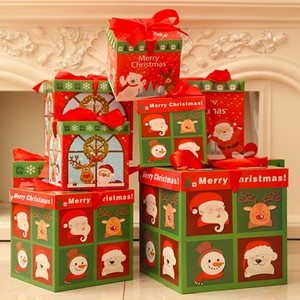A4 16K Christmas Paper Gift Boxes For Family Children