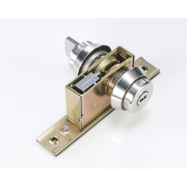 Одноцилиндровый квадратный замок с алюминиевой рамой, стеклянный замок двери