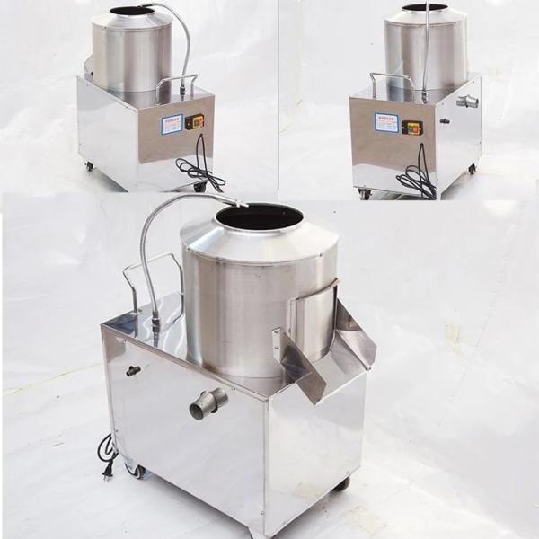 Máquina de descascar e limpar batatas