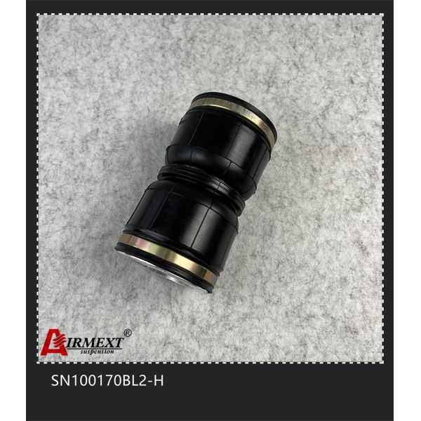 SN100170BL2-H Slim Rubber Shock Absorber Double Convoluted Air Bellow Suspension