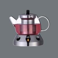 Professional Chemical Etching Stainless Steel  Glass Teapot for Tea Making