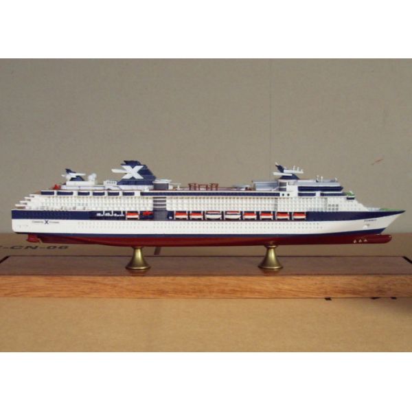 Scale 1:900 Millennium Class Celebrity Summit Cruise Ship 3d Ships Models With Engraving Printing