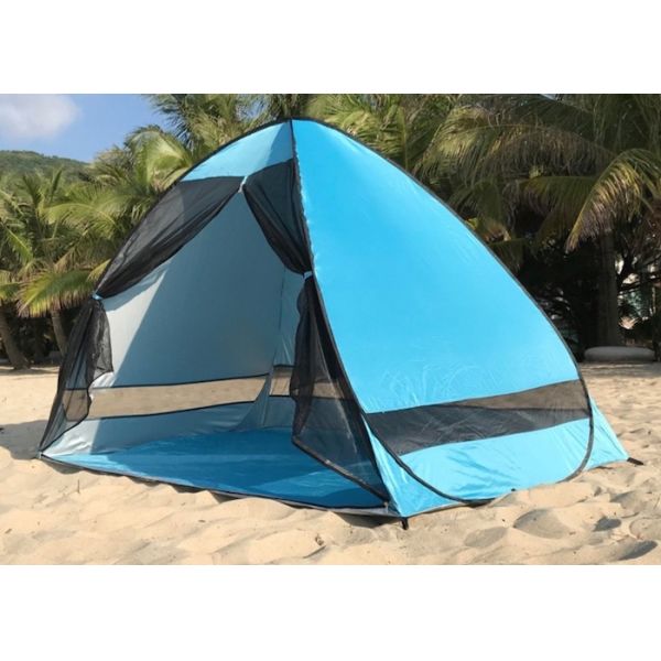 210*120*130CM Синие серебристые полиэстерные покрытия на открытом воздухе для кемпинга