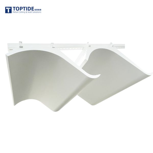 Fashionable Decorative Horizontal Aluminum Louver Customized For Commercial Building