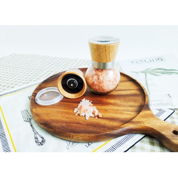 Molino de molienda de sal de vidrio tapa de molienda ajustable con núcleo de cerámica