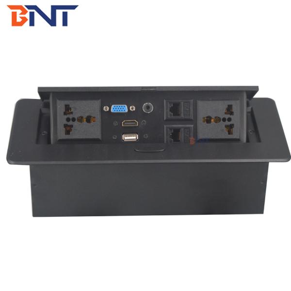 Office Furniture Desktop Power Sockets Pop Up With 30cm Connected Wires
