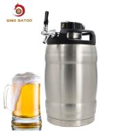 Sistema simples do CO2 da torneira do distribuidor do barril de cerveja 5L da parede dobro