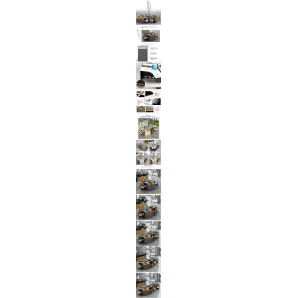 Коммерческая офисная мебель для кабинетов Простой деревянный стол с сертификатом ISO9001/ISO14001